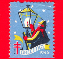 U.S. - USA - STATI UNITI - Usato - 1946 - Greeting - Erinnofilo - TBC - Tubercolosi - Altri & Non Classificati