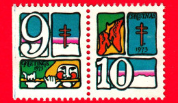 U.S. - USA - STATI UNITI - Usato - 1973 - Greetings - Christmas - Erinnofilo - TBC - Tubercolosi - Altri & Non Classificati