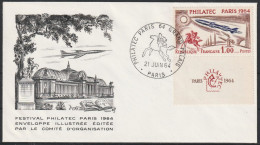 FRANCE  - FDC - Philatec 1964 - 1960-1969