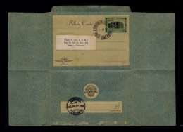 Sp10456 CAP VERT Used 1952 SCARCE Aèrogramme 4,50 $  (Praia City Post Office House) Architecture Mail Courrier Portugal - Posta