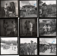 PHOTO AMATEUR INDOCHINE MILITAIRE FRANCAIS COMMANDOS SUPPLETIFS VIETNAMIENS INDOCHINA - Asie