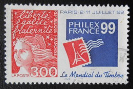 3127 France 1997 Oblitéré Marianne De Luquet 3F PhilexFrance 99 Philex France - Used Stamps