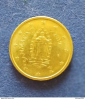 COIN SAN MARINO 50 CENT 2019 SANTO MARINO ISSUE 3 ISSUED 800.000 - San Marino