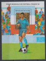 GUINEE 1998 FOOTBALL WORLD CUP S/SHEET AND 6 STAMPS - 1998 – Francia