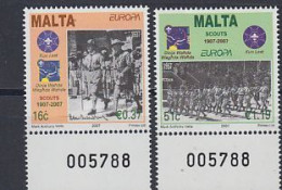 Europa Cept 2007 Malta 2v Scouting ** Mnh (59475B) - 2007