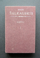 Lithuanian Book / Raštai (I Tomas) By Šalkauskis 1990 - Cultural