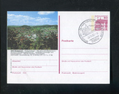 "BUNDESREPUBLIK DEUTSCHLAND" 1987, Bildpostkarte Mit Bildgleichem Stempel Ex "GLADENBACH" (A1079) - Bildpostkarten - Gebraucht