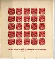 Tchecoslovaquie - 1937 - Timbres Pour Journaux  - Neuf** - MNH - Blocchi & Foglietti