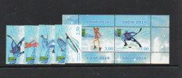 OLYMPICS -  TAJIKISTAN - 2014 SOCHI OLYMPICS SET OF 4 + SOUVENIR SHEET  MINT NEVER HINGED ,SG CAT £42 - Hiver 2014: Sotchi