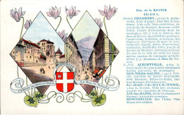 Cpa Publicitaire Pastilles Valda Pub Au Dos Département De La Savoie (73) Chambéry Albertville Aix-les-Bains Montmélian - Andere & Zonder Classificatie