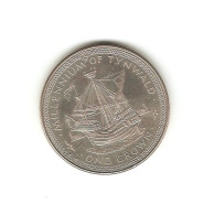 584/ ILE DE MAN : Elizabeth II : 1 Crown 1979 (copper-nickel - 28,54 Grammes) Millénnium Of Tynwald - Isle Of Man