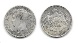 EK94 - PIECE ALBERT Ier 20 FRS - 1934 - 20 Francs & 4 Belgas