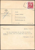 Liechtenstein Mauren Postcard Mailed To Luxembourg 1932. 20R Rate - Storia Postale