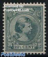Netherlands 1891 22.5c, Stamp Out Of Set, Mint NH - Ongebruikt