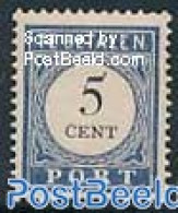 Netherlands 1894 5c, Type I, Stamp Out Of Set, Mint NH - Impuestos