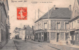 VIARMES (Val-d'Oise) - Le Bureau De Poste - Voyagé (2 Scans) Romagny, Château De La Salle à Nervieux Loire - Viarmes