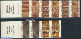Australia 1988 Aboriginals 2 Booklets, Mint NH, Stamp Booklets - Art - Cave Paintings - Ungebraucht