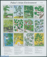 Palau 1997 Birds 12v M/s, Mint NH, Nature - Birds - Trees & Forests - Rotary Club