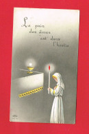 Image Pieuse ... Généalogie ... Communion De Eliane LESAGE Sainte Thérèse De CAEN Calvados - Comunioni