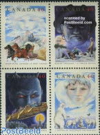 Canada 1991 Folklore 4v [+], Mint NH, Nature - Various - Bears - Dogs - Horses - Folklore - Art - Fairytales - Neufs