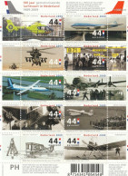 Nederland 2009, Postfris MNH, NVPH V2672-81, Airplanes, Helicopters - Unused Stamps