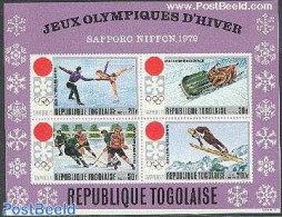 Togo 1971 Olympic Winter Games S/s, Mint NH, Sport - (Bob) Sleigh Sports - Ice Hockey - Olympic Winter Games - Skating.. - Invierno