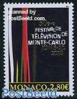 Monaco 2010 50th Television Festival 1v, Mint NH, Performance Art - Radio And Television - Unused Stamps