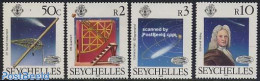 Seychelles 1986 Halleys Comet 4v, Mint NH, Science - Astronomy - Halley's Comet - Astrology