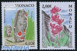 Monaco 2010 Definitives 2v (Pinna Nobilis & Lis Martagon), Mint NH, Nature - Flowers & Plants - Shells & Crustaceans - Unused Stamps