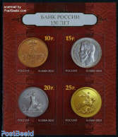 Russia 2010 150 Years Russian Bank S/s, Mint NH, Various - Banking And Insurance - Money On Stamps - Munten