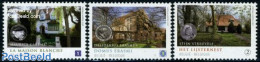 Belgium 2011 Houses Of Authors 3v, Mint NH, Art - Authors - Unused Stamps