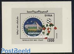 Syria 1990 World Cup Football S/s, Mint NH, Sport - Football - Siria