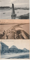 Nieuwpoort, Nieuport, 3 Postkaarten, 3 Scans - Nieuwpoort