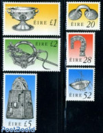 Ireland 1995 Definitives, New Printings 6v, Mint NH, Art - Art & Antique Objects - Nuevos