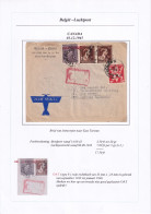 961/40 -- PAR AVION - Enveloppe TP Divers ANTWERPEN 1945 Vers TORONTO Canada - O.A.T. Rectangle - TARIF 17F50 - Cartas & Documentos