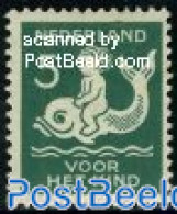 Netherlands 1929 5+3c, Child On Dolphin, Mint NH, Nature - Fish - Ongebruikt