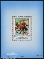 Yemen, South 1983 Olympic Winter Games S/s, Mint NH, Sport - Ice Hockey - Olympic Winter Games - Jockey (sobre Hielo)