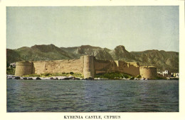 Cyprus, KYRENIA, Kyrenia Castle (1960s) H.C. Pandelides Postcard - Chypre