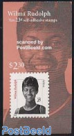 United States Of America 2004 Wilma Rudolph Booklet, Mint NH, History - Sport - Women - Athletics - Sport (other And M.. - Ungebraucht