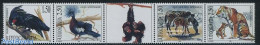 Yugoslavia 1996 Beograd Zoo 4v+tab [::T::] (tab May Vary), Mint NH, Nature - Animals (others & Mixed) - Birds - Cat Fa.. - Unused Stamps