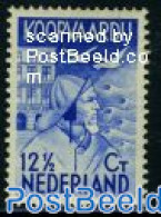 Netherlands 1933 12.5c, Seamens House Stamp Out Of Set, Unused (hinged) - Ongebruikt