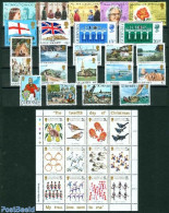 Guernsey 1984 Yearset 1984, Complete, 35v, Mint NH, Various - Yearsets (by Country) - Non Classés