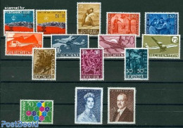 Liechtenstein 1960 Yearset 1960, Complete, 15v, Mint NH, Various - Yearsets (by Country) - Ungebraucht