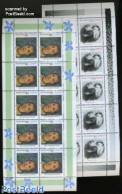 Germany, Federal Republic 1996 Europa 2 M/s, Mint NH, History - Europa (cept) - Women - Art - Sculpture - Self Portraits - Unused Stamps