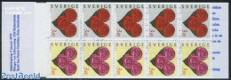 Sweden 1997 Valentine Booklet, Mint NH, Nature - Various - Roses - Stamp Booklets - Greetings & Wishing Stamps - St. V.. - Neufs