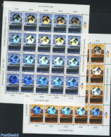 Finland 1990 PTT Hologram 2 M/ss (with Each 20 Stamps), Mint NH, Various - Holograms - Unused Stamps