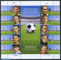 Israel 2011 Football Legends 10v M/s, Mint NH, Sport - Football - Sport (other And Mixed) - Ungebraucht (mit Tabs)