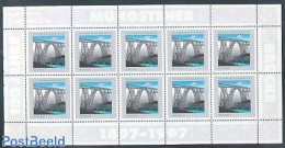 Germany, Federal Republic 1997 Muengstener Bridge M/s, Mint NH, Transport - Railways - Art - Bridges And Tunnels - Unused Stamps
