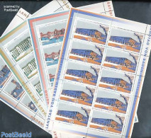 Germany, Federal Republic 1998 Parliament Buildings 4 M/s, Mint NH, Art - Architecture - Unused Stamps