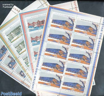 Germany, Federal Republic 1998 Parliament Buildings 4 M/s, Mint NH, Art - Architecture - Ongebruikt